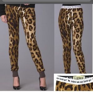 🐆L.A.M.B. Leopard thermal leggings🐆